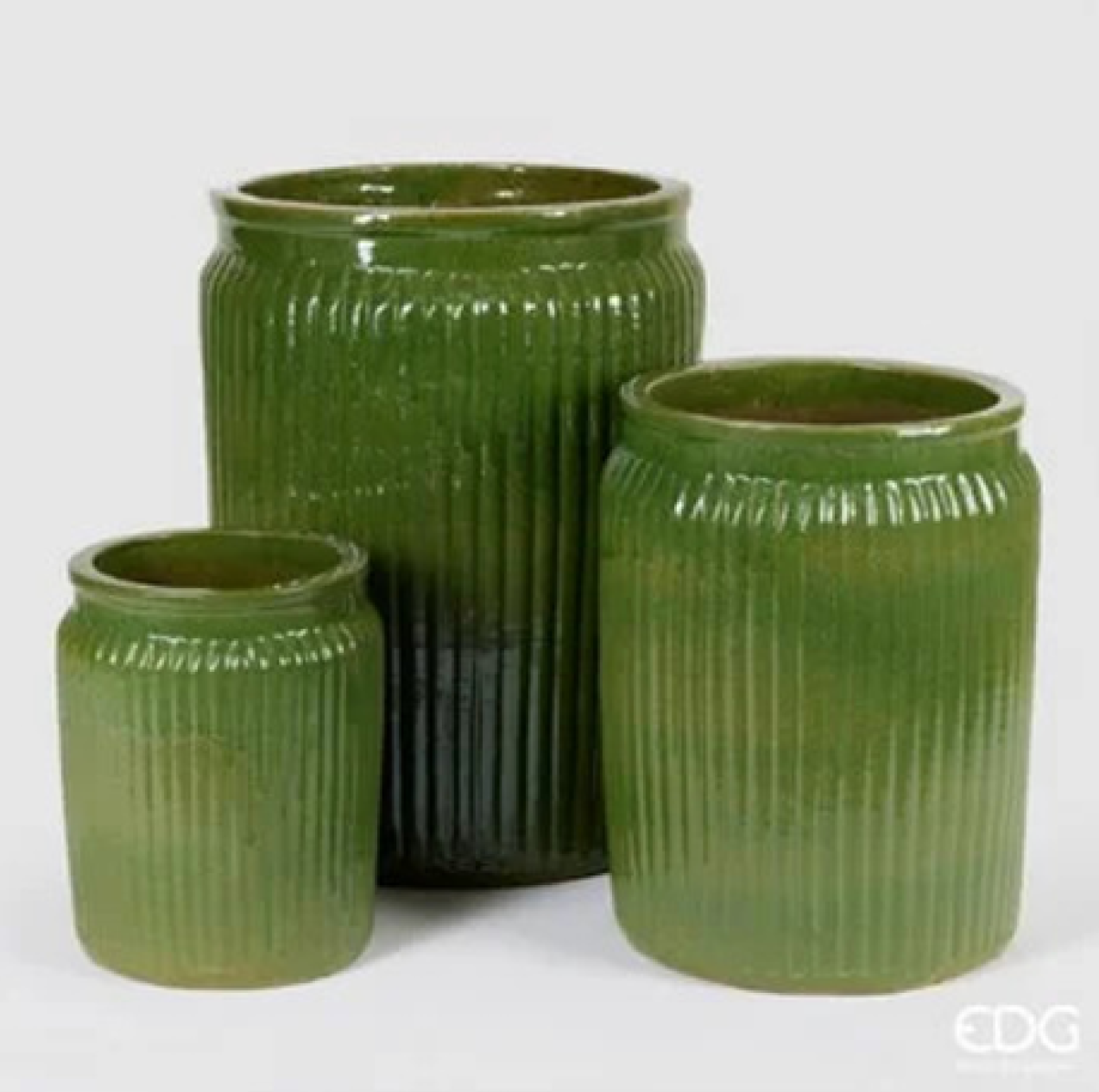 Vaso Glaze Rot Righe - con foro
